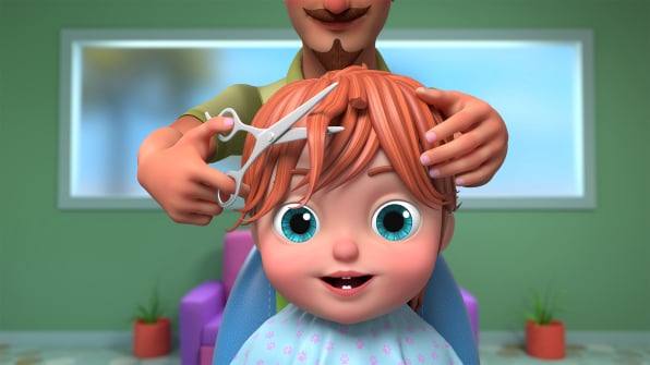 Emma and Joey (Formerly Beep Beep) keepsake first haircut certificate for saving a lock of hair